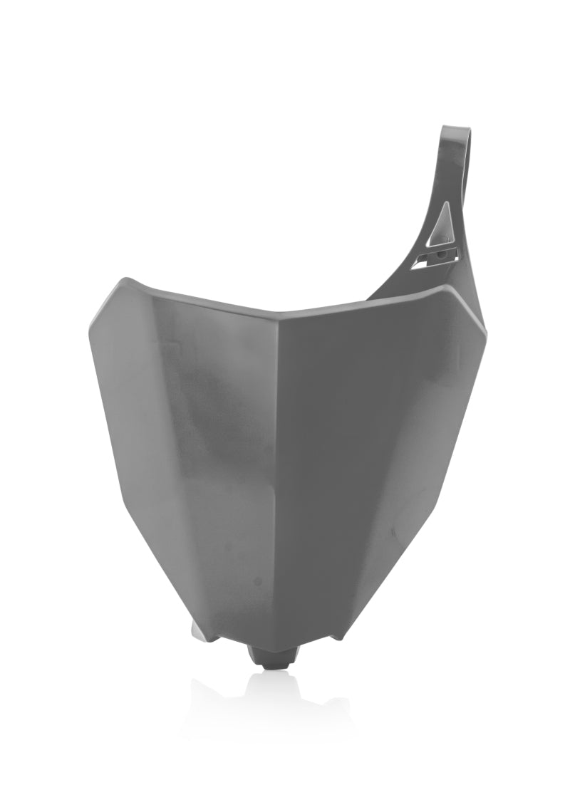 Acerbis 17-18 Honda CRF250R/ CRF450R/ CRF450RX Front Number Plate - Gray 2630680011