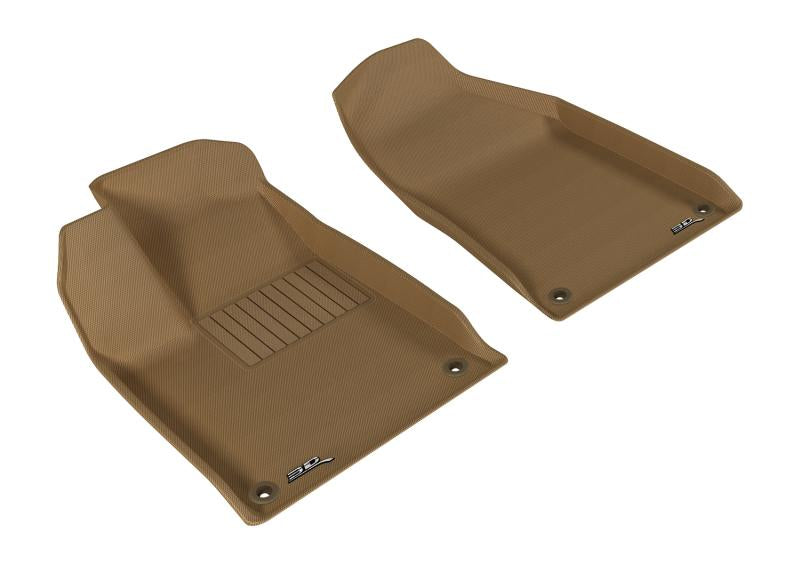 FR SPORT 3D MAXpider 2015-2017 Chrysler 200 Kagu 1st Row Floormat - Tan L1CY00311502