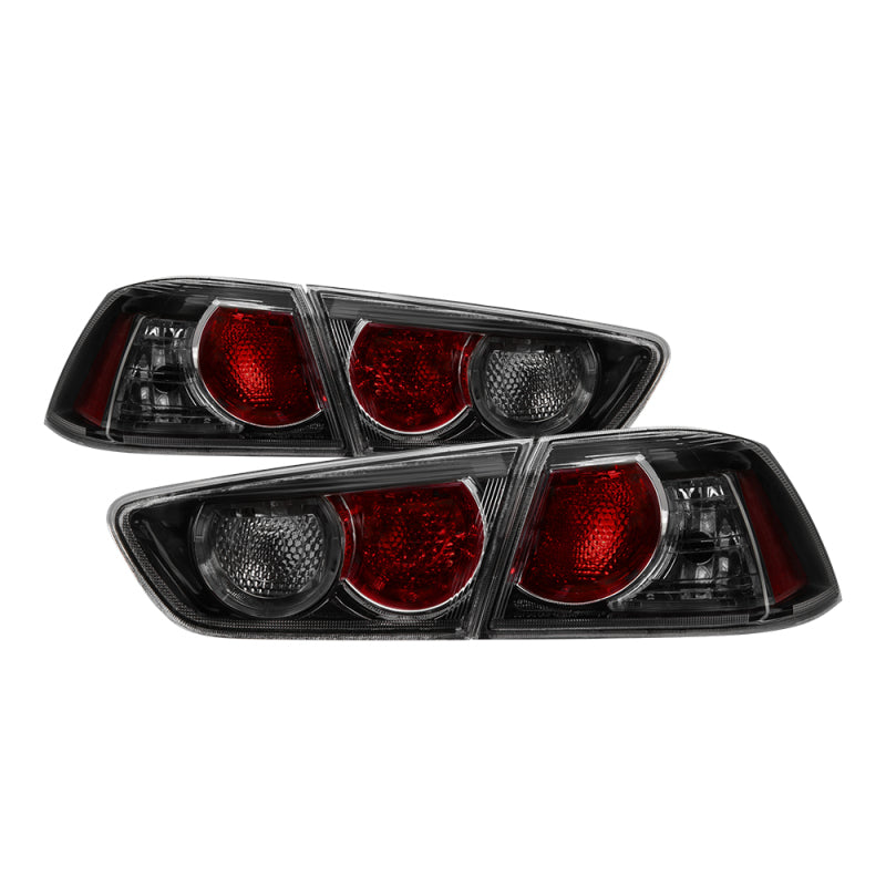 FR SPORT SPYDER xTune 08-15 Mitsubishi Lancer OE Style Tail Lights - Black Smoke...