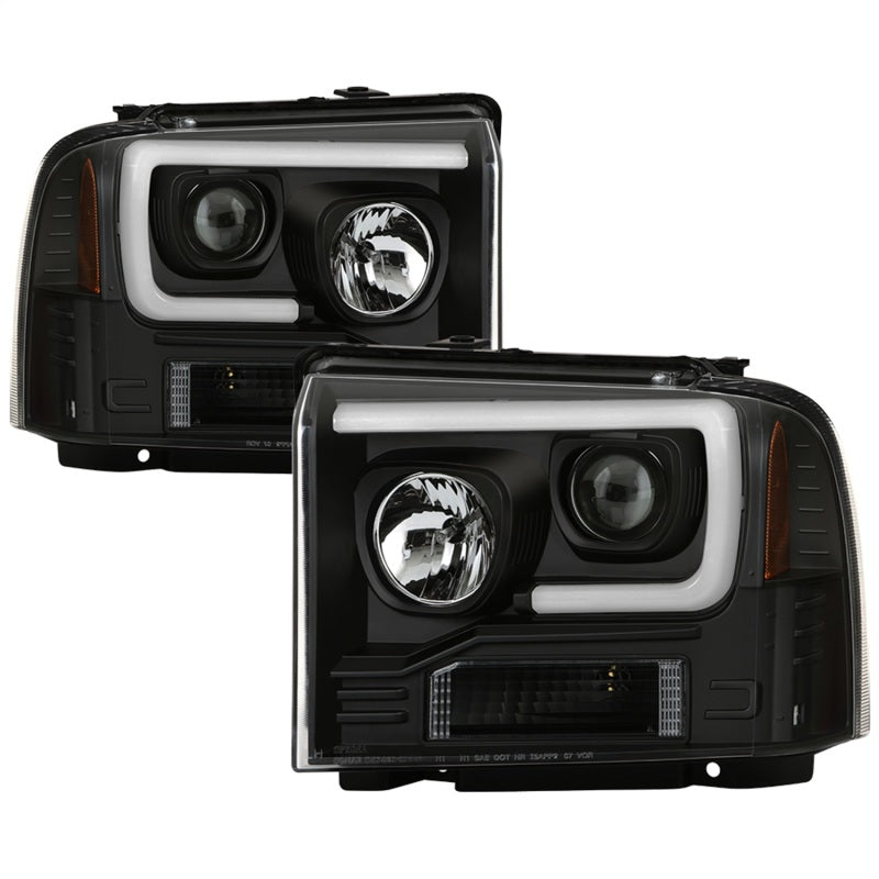 Spyder 05-07 Ford F250/350/450 Super Duty Projector LED Black PRO-YD-FS05V2PL-BK 5087911