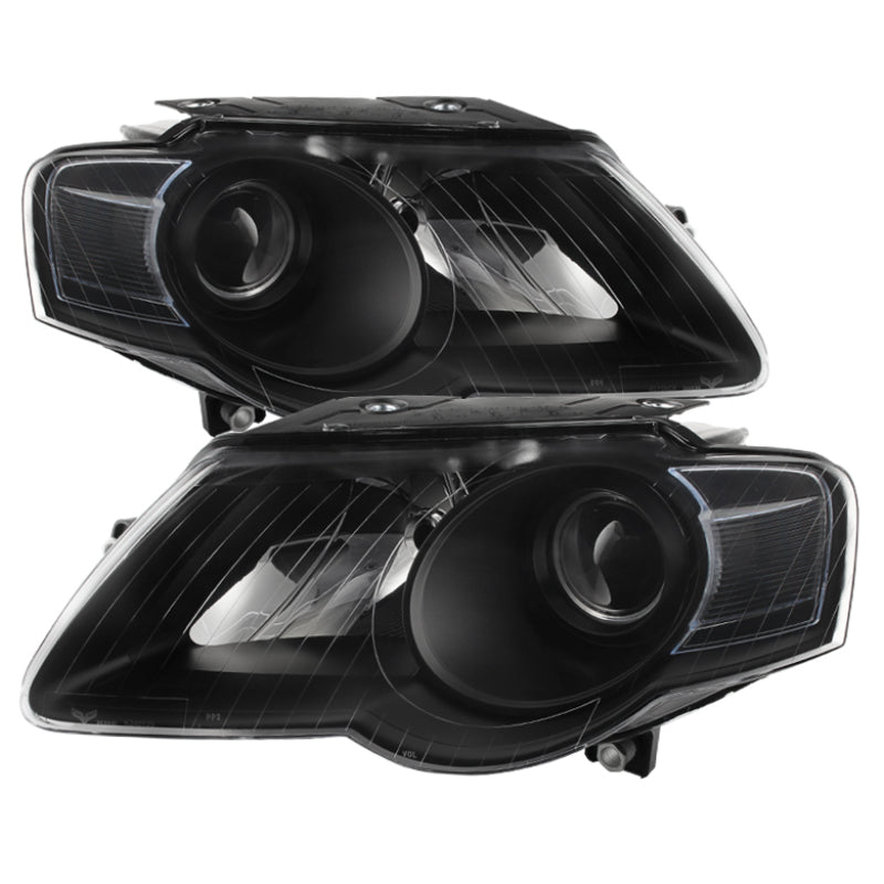 FR SPORT SPYDER Xtune Volkswagen Passat 06-10 (Halogen Only) Projector Headlights Black...