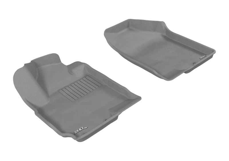 3D MAXpider 2010-2013 Kia Soul Kagu 1st Row Floormat - Gray L1KA00811501