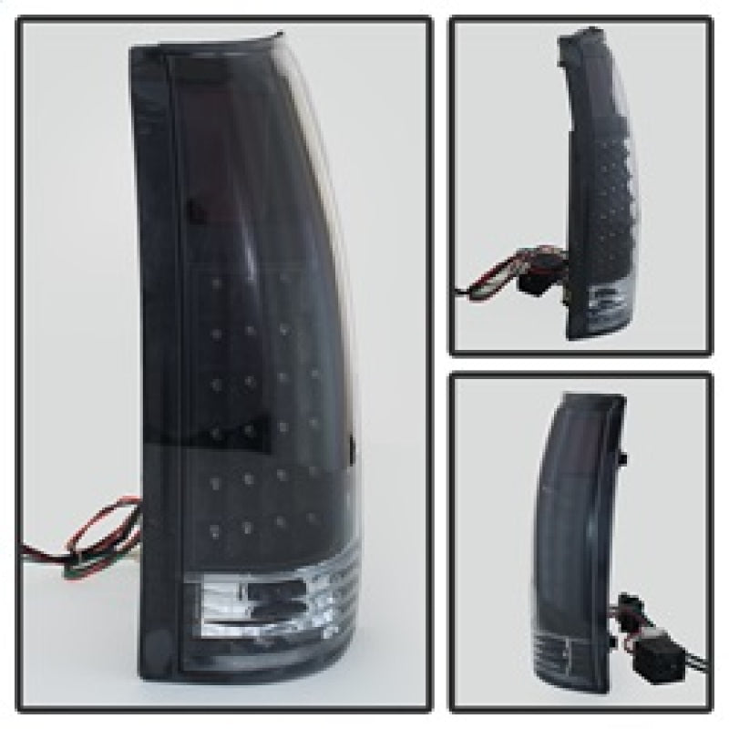 FR SPORT SPYDER Xtune Yukon Denali 99-00 LED Tail Lights Black ALT-JH-CCK88-LED-BK 9022449 - View 6