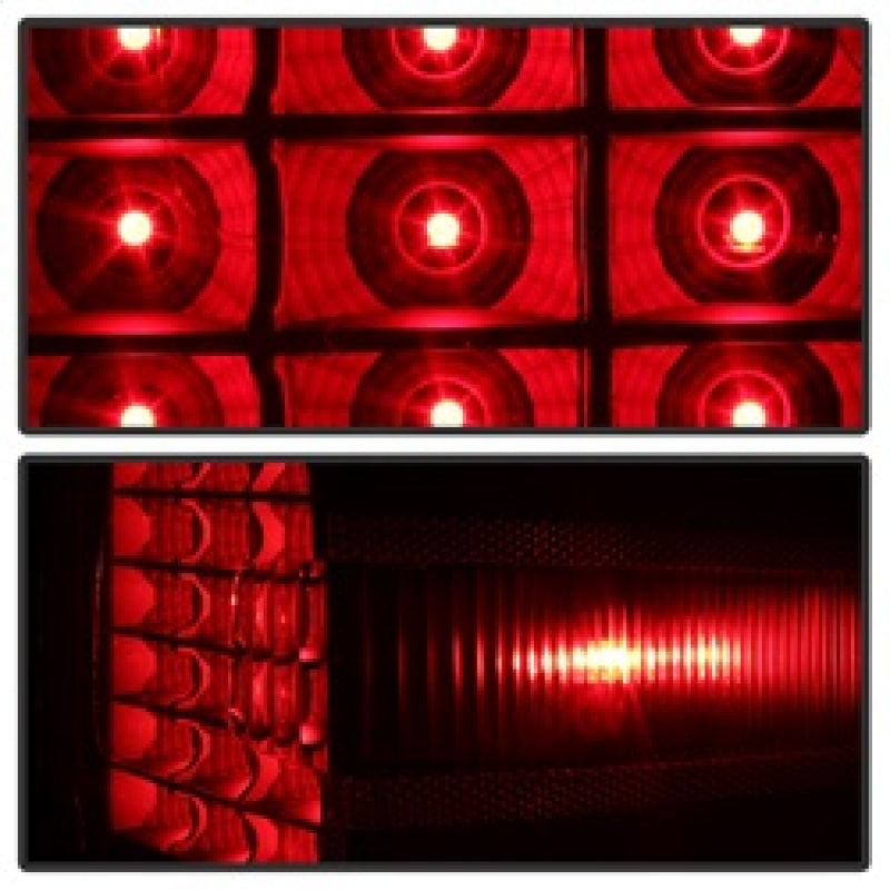 SPYDER xTune Chevy 1500 14-16 / Silverado 2500HD/3500HD LED Tail Lights - Black Smoked ALT-JH-CS14-LED-BSM 9036552