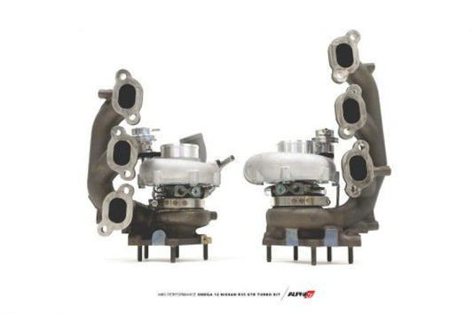 FR SPORT AMS Performance 09-11 Nissan GT-R (CBA)/12+ Nissan GT-R Omega 12 Bolt On Turbo Kit (Core...