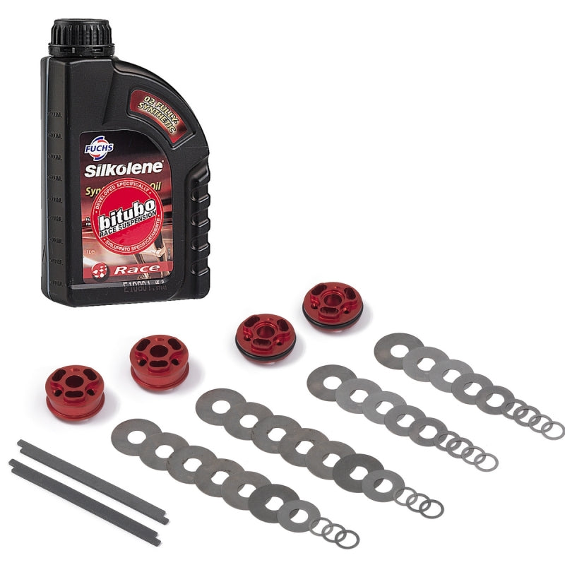 Bitubo Suspension Bitubo KFORK Kit Fork: Rebound-Compression Pistons, Shims, + 1 Lt. Oil KFORK016