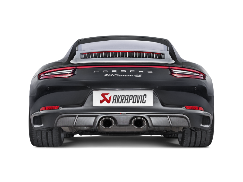 FR SPORT Akrapovic 16-17 Porsche 911 Carrera S/4/4S/GTS (991.2) Slip-On Line (Titanium) w/...
