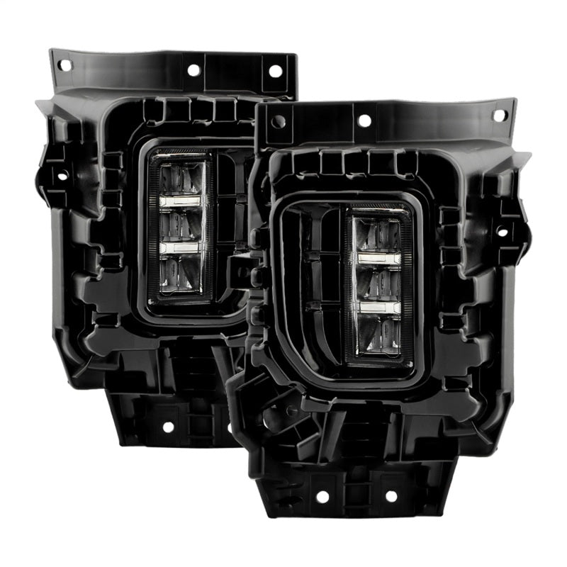 SPYDER Chevy Tahoe Suburban 2025+ OEM Style Full Led Fog Lights W/ Switch- Set FL-CSUB2025-LED-C 9055454
