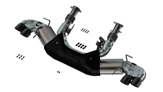 FR SPORT Borla 20-23 Chevy Corvette 6.2L V8 AT w/o NPP 3in ATAK Catback Exhaust - Black Chrome...