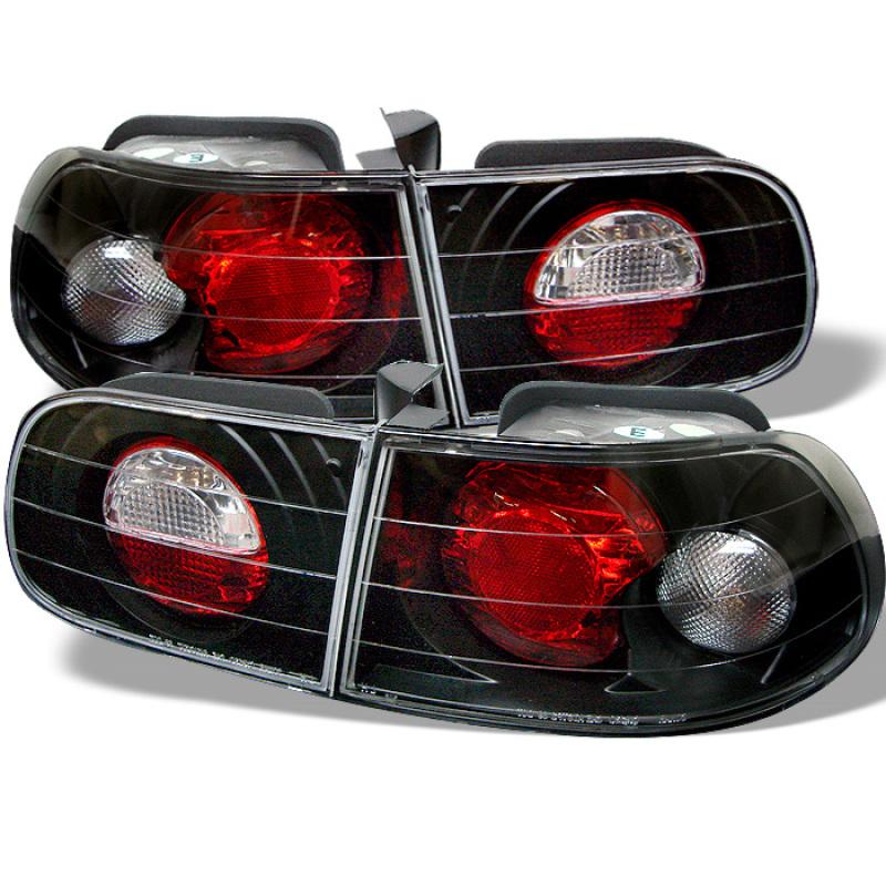 Spyder Honda Civic 92-95 3DR Euro Style Tail Lights Black ALT-YD-HC92-3D-BK 5004680