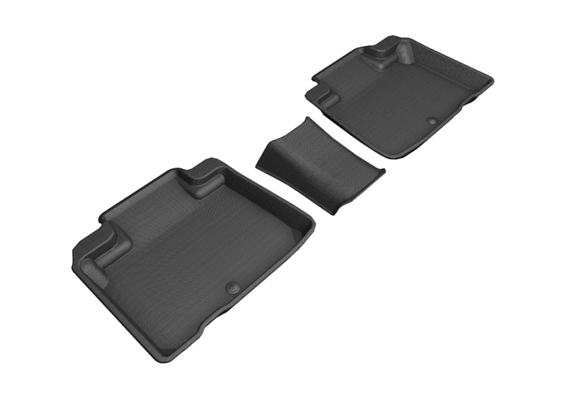 3D MAXpider 2016-2020 Lincoln Nautilus/Mkx Kagu 2nd Row Floormats - Black L1LC00821509