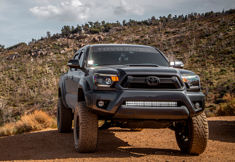 Cali Raised LED Cali Raised 05-15 Toyota Tacoma 32In Lower Bumper Flush Led Light Bar Kit - Brackets Only/No Switch CR2340