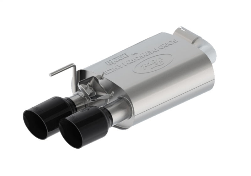 Ford Racing 2024 Mustang 5.0L Sport Active Cat-Back Exhaust - Black Tip M-5200-M5SB