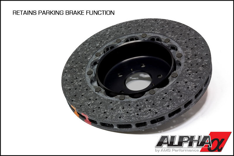 FR SPORT AMS Performance 2012+ Nissan GT-R DBA/NISMO R35 Alpha Carbon Ceramic Brake Kit...