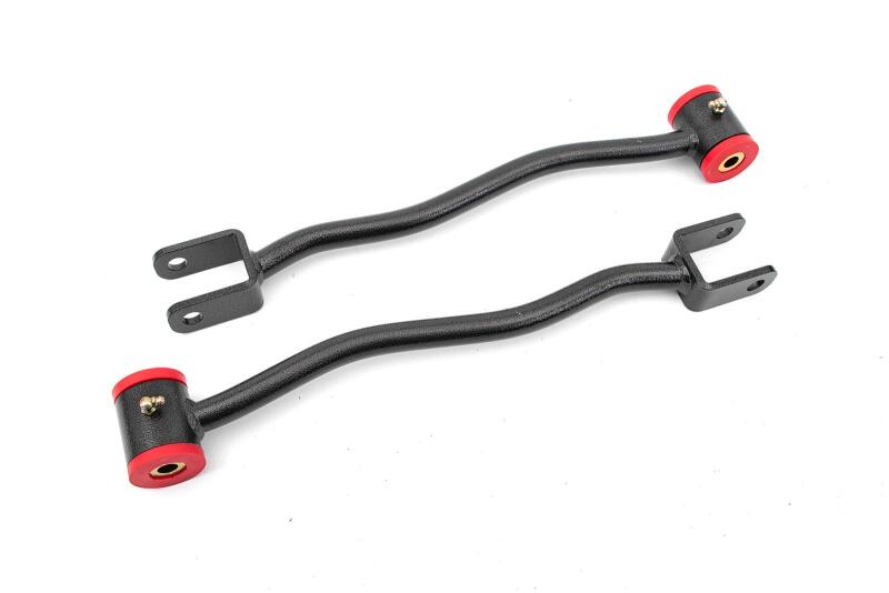 BMR Suspension BMR 08-14 Cadillac CTS-V 2nd Gen Lower Trailing Arms Non-Adjustable Poly Bushings - Black Hammertone LTA629H