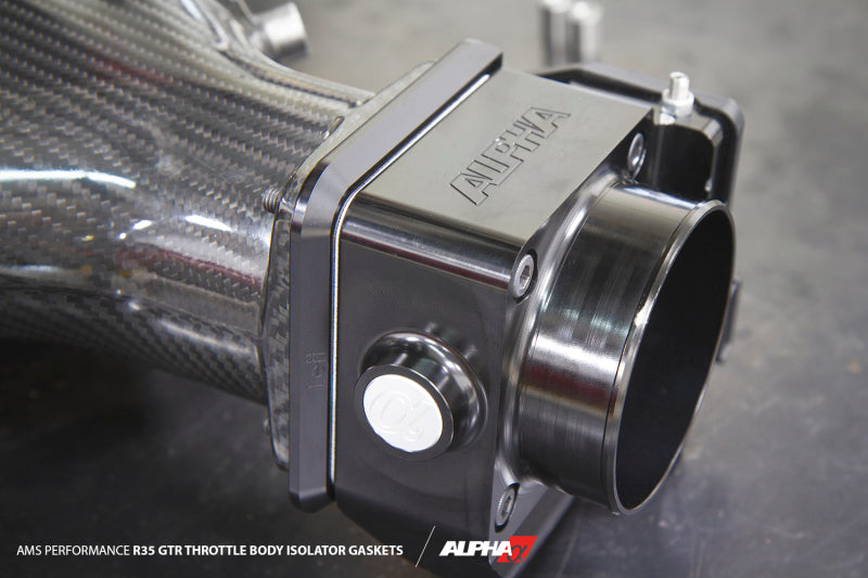 AMS Performance 2009+ Nissan GT-R Throttle Body Isolators ALP.07.08.0006-5