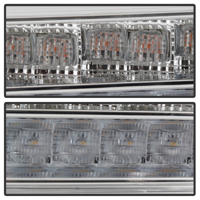 Spyder Jeep Wrangler 2018-2019 (LED Model Only) LED Front Bumper Lights - Sequential Signal - Chrome 5086792