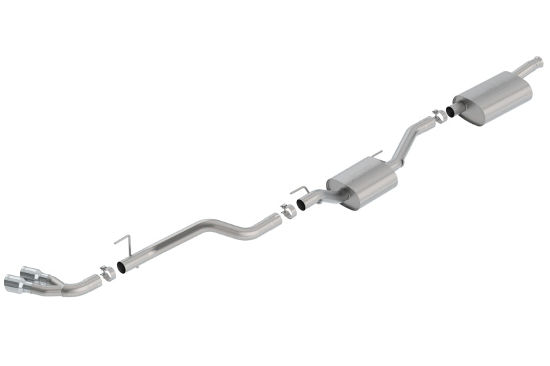 Borla 2020 Jeep Gladiator JT 3.6L V6 AWD Touring Dual Side Catback w/ Chrome Tips 140811