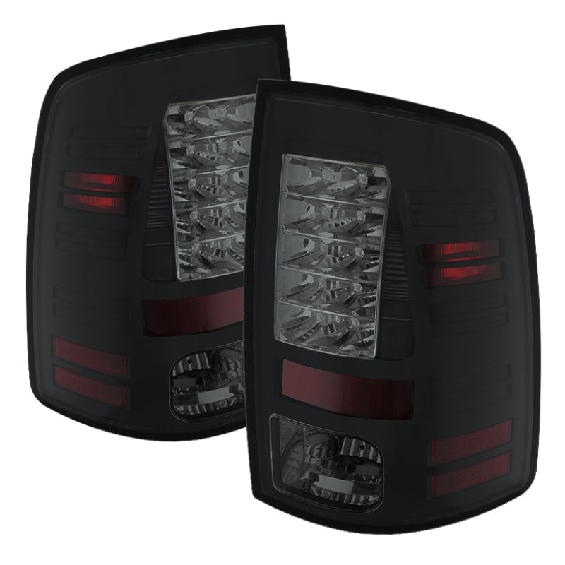 FR SPORT Spyder Dodge Ram 1500 13-14 13-14 LED Tail Lights LED Model only - Blk Smke...
