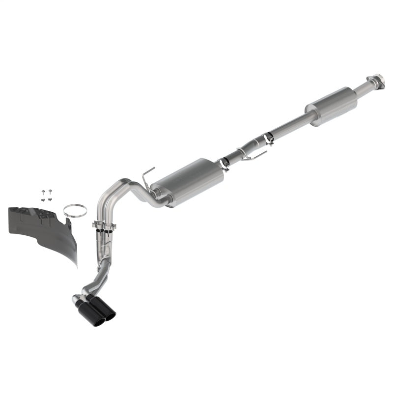 FR SPORT Ford Racing 21-22 F-150 2.7L/3.5L/5.0L Side Exit Touring Exhaust - Black Tips...