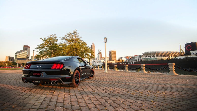 Corsa Performance 15-16 Ford Mustang GT 5.0 3in Axle Back Exhaust Polish Quad Tips