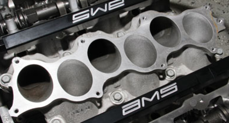 FR SPORT AMS Performance 2009+ Nissan GT-R R35 Alpha Carbon Intake Manfiold Upper to Lower Billet...