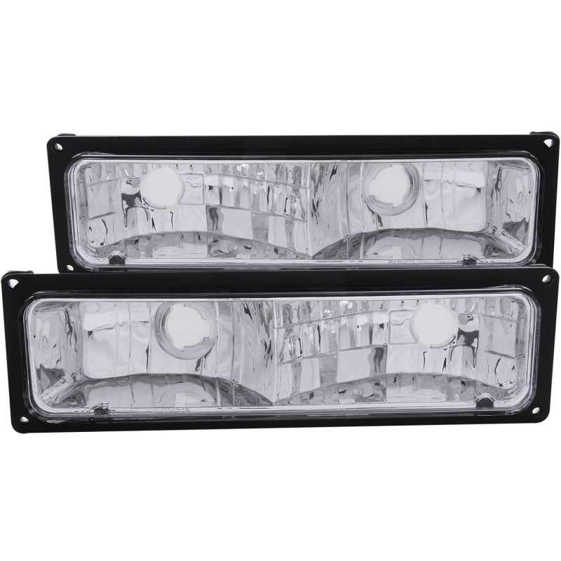 Anzo 1988-1998 Chevrolet C1500 Euro Parking Lights Black