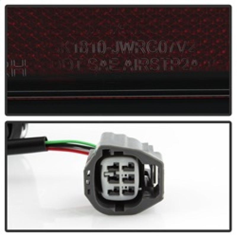 FR SPORT Spyder 07-16 Jeep Wrangler Verison 2 Light Bar LED Tail Lights - Smoke...