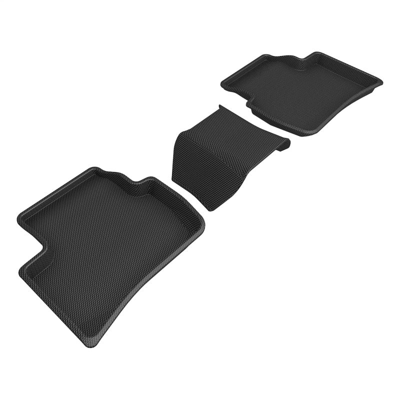 3D MAXpider 3D MAXider 22-23 Toyota Corolla Cross AWD Kagu Black Floor Mats - Row 2 L1TY29421509