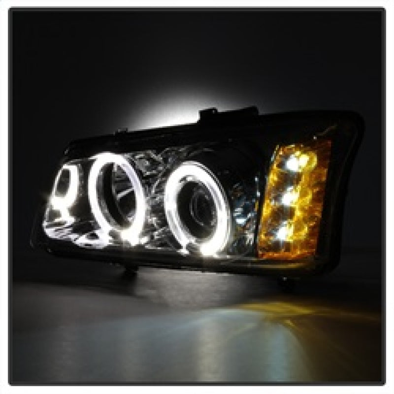 Spyder Chevy Silverado 1500 03-06 Projector Headlights LED Halo LED Ambr Reflctr Ch PRO-YD-CS03-AM-C 5009463
