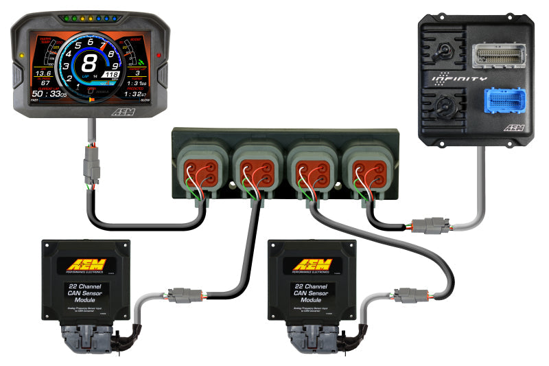 AEM Electronics 4 Port AEMnet CAN Hub