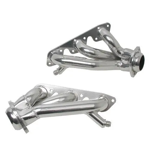 Ford Mustang V6 1-5/8 Shorty Exhaust Headers Polished Silver Ceramic 99-04