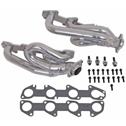 Dodge Ram 1500 Truck 5.7 Hemi 1-3/4 Shorty Exhaust Headers Polished Silver Ceramic 03-08