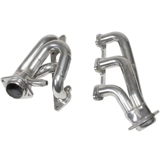 Ford Mustang V6 1-5/8 Shorty Exhaust Headers Polished Silver Ceramic 05-10