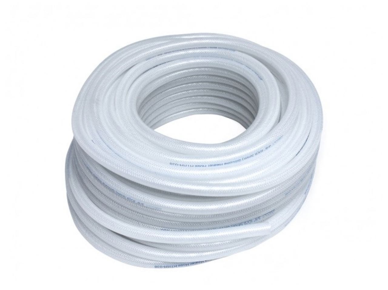 HPS High Temp 5/16" ID (8mm) Reinforced Silicone Heater Hose Clear - 25 Fe