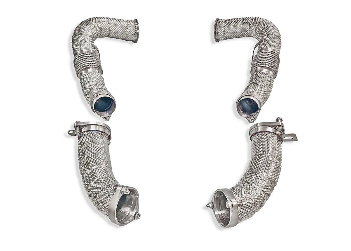BMW S68 MaxFlow Downpipes G9X M5 / X5M60i / X6M60i / LCI X5M/X6M - Yonristic Performance