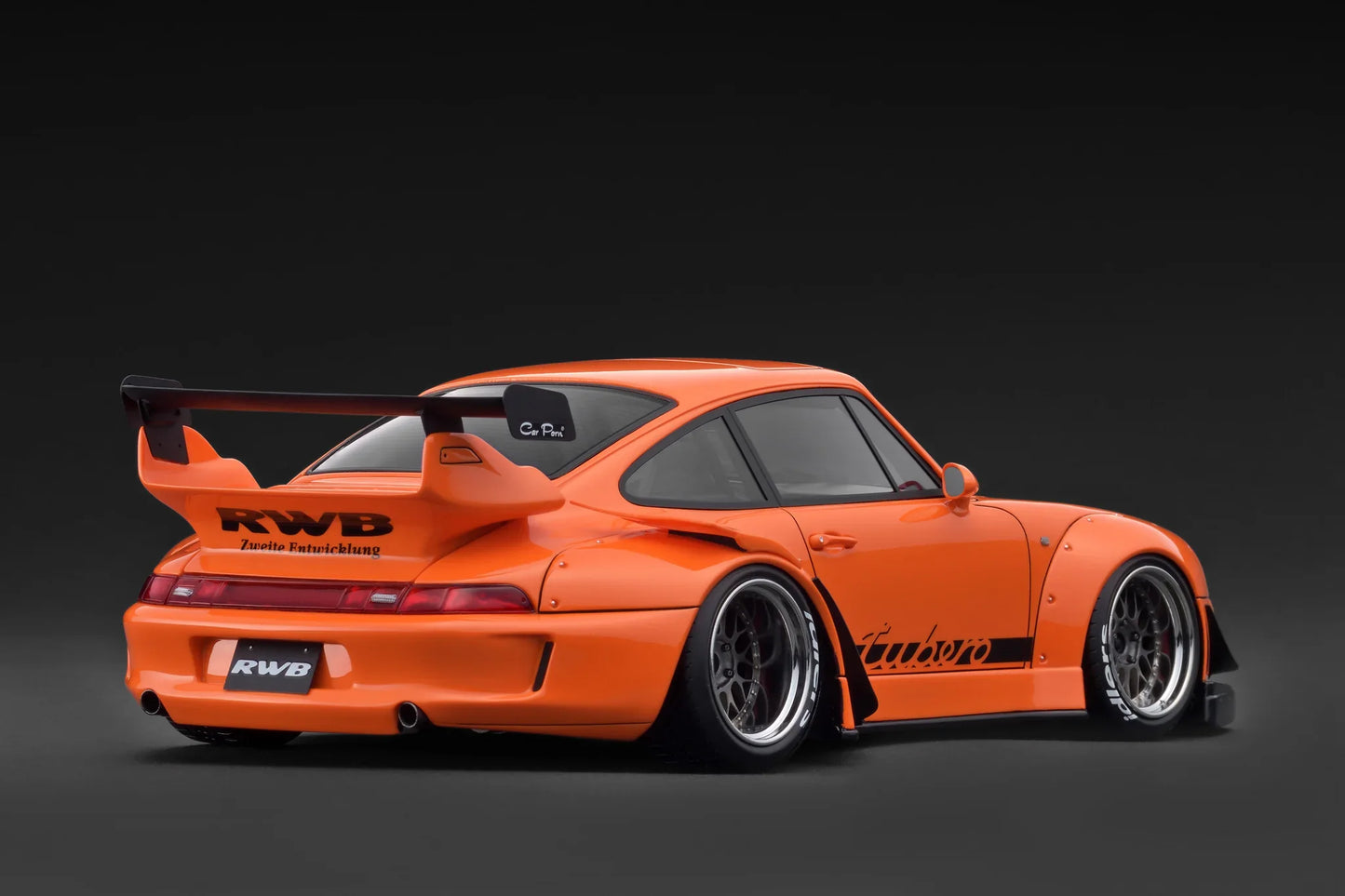 Ignition Model Porsche 993 RWB Widebody "Tubero" Orange Metallic 1:18