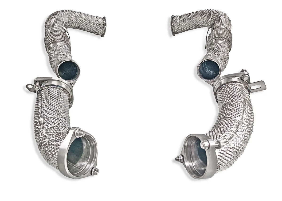 BMW S68 MaxFlow Downpipes G9X M5 / X5M60i / X6M60i / LCI X5M/X6M - Yonristic Performance