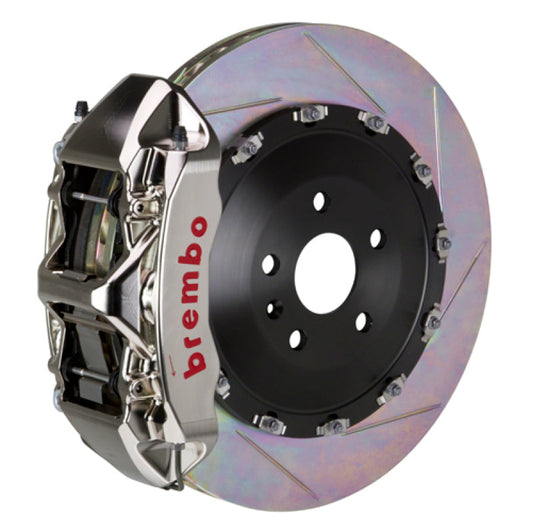 Brembo 10-15 Camaro SS/12-15 Camaro ZL1 Fr GTR BBK 6Pist Billet 405x34 2pc Rotor Slot Type1-Nickel 1N2.9520AR