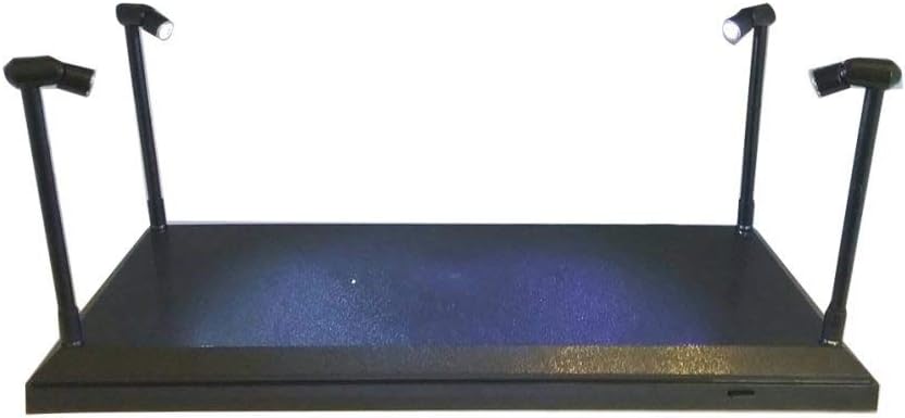 Triple 9 - Accessories - LED (Straight Poles) Display Case Acrylic w/ Black Plastic Base 1:18