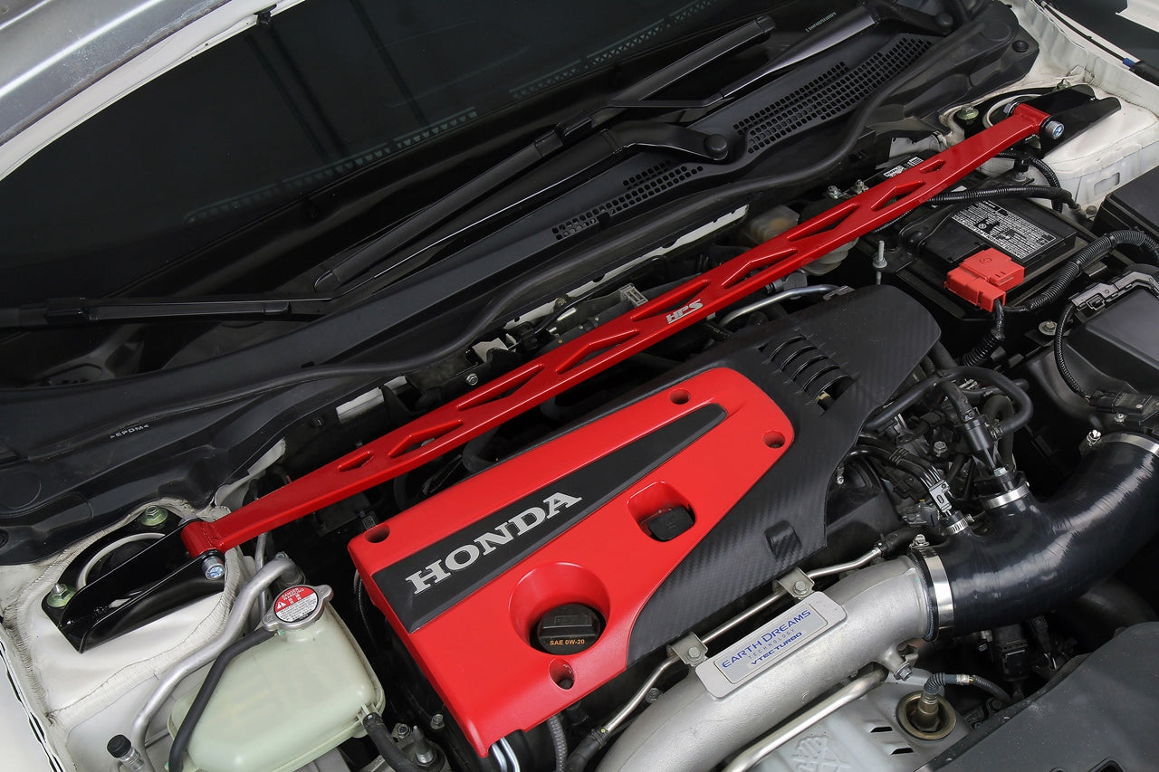 HPS Performance Front Strut Bar Honda 2016-2023 Civic 2.0L , 42-112