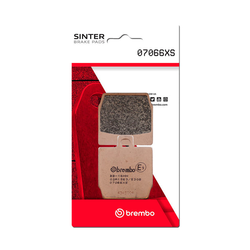Brembo OE 16-16 Quadro 3 350cc Sinter Brake Pad - Front 07066XS