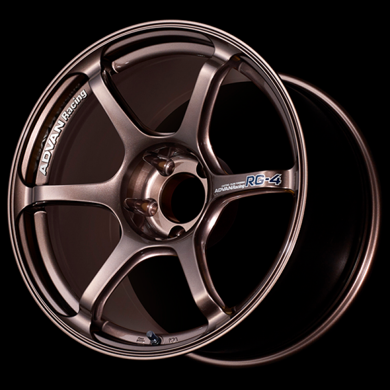 Advan RG-4 17x7.0 / +42 Offset / 4x100 / 63mm Bore / Racing Copper Bronze YA47E42ACB