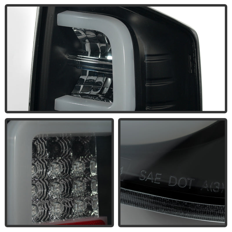 Spyder Toyota Tundra 2014-2016 Light Bar LED Tail Lights Black Smoke ALT-YD-TTU14-LED-BSM 5080202
