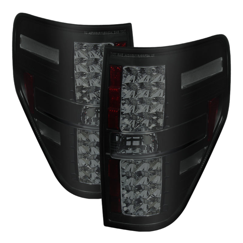 FR SPORT Spyder Ford F150 09-14 LED Tail Lights Black Smoke ALT-YD-FF15009-LED-BSM 5078148
