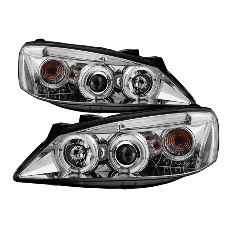 FR SPORT Spyder Pontiac G6 2/4DR 05-08 Projector Headlights LED Halo LED Chrm PRO-YD-PG605-HL-C...