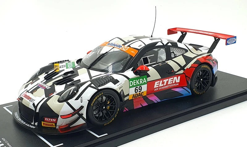 STM Diecast Ixo 2018 Porsche 911 991.2 GT3 R Iron Force No.69 ADAC GT Masters 2018 Slooten, Luhr...