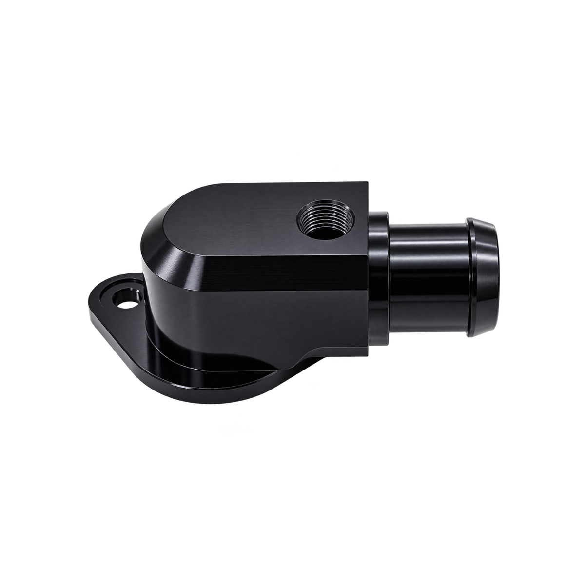 Granatelli Black Billet 180° Thermostat Housing for Jeep Trackhawk, Ram TRX & Dodge Durango Hellcat 6.2L – 430180B