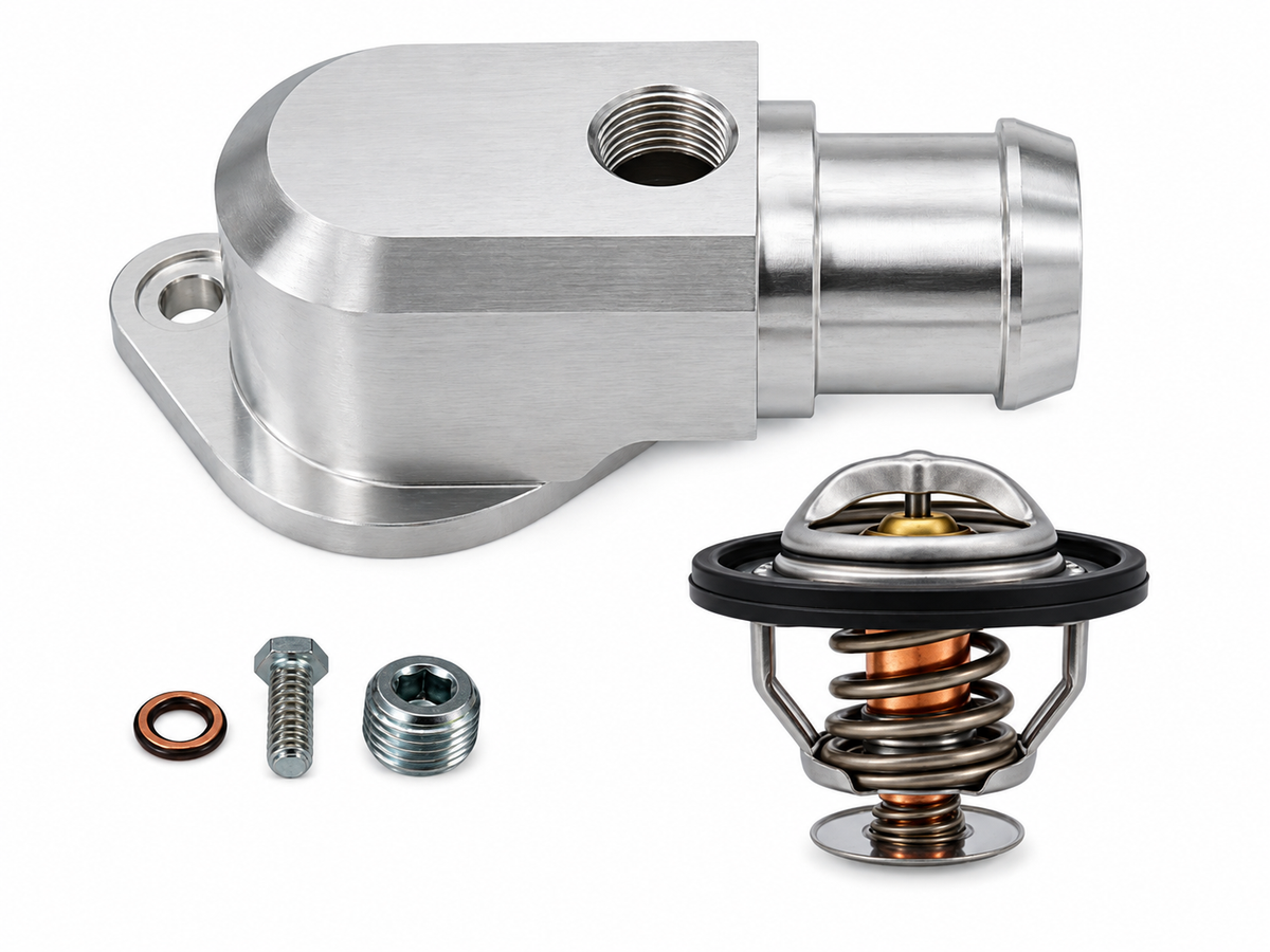 Granatelli Billet Thermostat Housing with 160°F Thermostat – 6.2L HEMI V8 - 430160