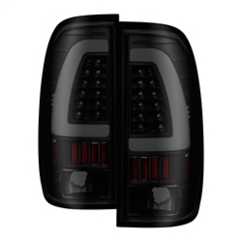 SPYDER xTune 97-03 Ford F-150 Light Bar LED Tail Lights - Black Smoke (ALT-ON-FF15097-LBLED-BSM) 9038501